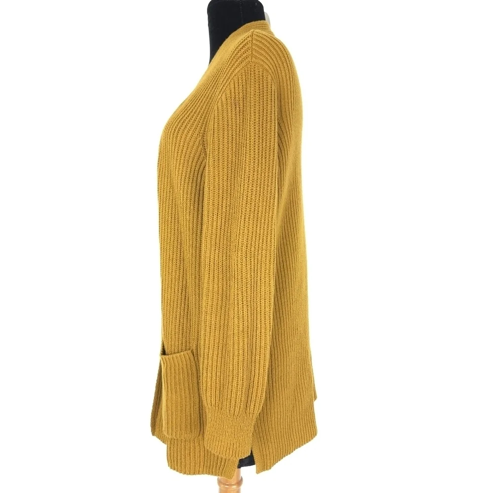 Madewell Nolan Open Stitch Patch Pocket Cotton Cardigan XS